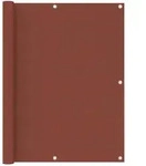 Balkon-sichtschutz Terrakotta-rot 120x500 Cm Oxford-gewebe Vidaxl