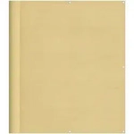 Balkon-sichtschutz Sandfarben 120x1000cm 100% Polyester-oxford Vidaxl