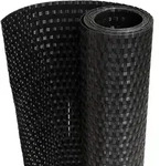 Balkon-sichtschutz Schwarz 600x100 Cm Poly Rattan Vidaxl