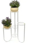 Blumentreppe Metall Wei&szlig; 93920 Pflanzenentreppe 81 Cm Blumenregal Pflanzenst&auml;nder