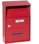 Arregui - Up D-2006/r Briefkasten Aus Verzinktem Stahl, Gr&ouml;&szlig;e S (din A5 Post),