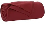 &Uuml;berwurfdecke Bordeauxrot 270 X 240 Cm Fleece Vidaxl