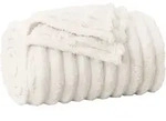 &Uuml;berwurfdecke Creme 200 X 150 Cm Fleece Vidaxl