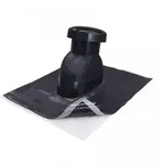Kl&uuml;ber - Kl&ouml;ber Metalldach Universal L&uuml;fterhaube &Oslash; 125mm 56 X 50 Cm Grau