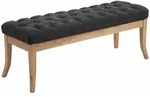 Sitzbank Ramses Stoff Antik-hell Dunkelgrau 120 Cm