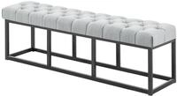 Clp - Sitzbank Amun Stoff Schwarz Grau 150 Cm