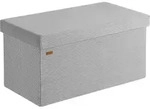 Casaria&reg; Sitzbank Mit Stauraum Cord Faltbar Sitzbank 300kg Belastbar 76x38cm Truhe