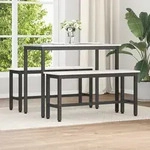 Vidaxl Dining Bench 2 Pcs White 100 X 32.5 X 49 Cm Solid Pine Wood