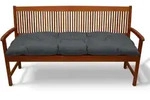 Bankpolster Flair Bk Graphitgrau, 180x50x10 Cm - Beautissu