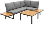 Ml-design Gartenm&ouml;bel Set 3 Tlg, Terrassenm&ouml;bel Mit Couchtisch & Kissen,