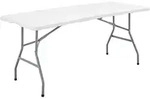 Table Klapptisch Metall Kunststoff (180 X 75 X 74 Cm)