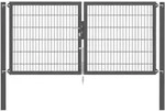 Alberts - Doppeltor Flexo Plus, Anth.ral 7016, Z.einbet.bxh2500x1200mm, Pf1900mm