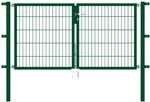 Doppeltor Flexo, Fvz.gr&uuml;n Kst.b.ral 6005, Lichte Bxh2000x1000, Pf60x60/1500mm -
