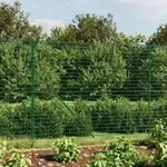 Vidaxl Metallzaun Mit Gr&uuml;nem Zierrahmen 1,8x25 M