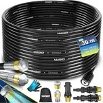 Premium Rohrreinigungsschlauch Set Abflussreiniger 200 Bar Inkl. Tasche 3 Adapter 2