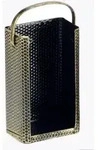 Firefix Briketttrage 20x14x32 Cm Messing Kaminzubeh&ouml;r Kohlekasten Kohlesch&uuml;tt