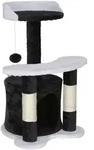 Wiltec - Kratzbaum 67 Cm Hoch In Schwarz/wei&szlig;, Katzenkratzbaum Mit Sisal,...