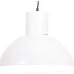 H&auml;ngelampe 25 W Wei&szlig; Rund 48 Cm E27 Vidaxl