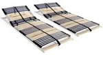 Lattenroste 2 Stk. Mit 42 Latten 7 Zonen 80x200 Cm Vidaxl