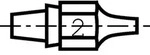 Saugd&uuml;se Serie Dx, Dx 112/1,0 Mm, 2,3 Mm - Weller