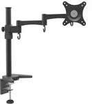 Approx - Tischst&auml;nder F&uuml;r Monitor 10 - 27 Arm Mit 2 Ellbogen Und Schwenkb&uuml;gel Max.