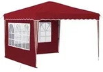 Pop-up Partyzelt 288 X 288 X 245 Cm Bordeauxrot Oxford-stoff Vidaxl