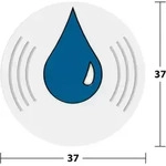 Keuco Funk-wc-sp&uuml;lausl&ouml;sung Axess Wei&szlig;