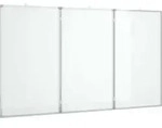 Magnetisches Whiteboard Klappbar 150x100x1,7 Cm Aluminium Vidaxl