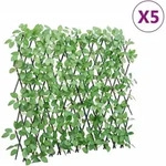 Vidaxl Artificial Ivy Trellis Expandable 5 Pcs Green 180x65 Cm