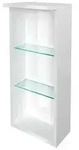 Fackelmann - Oxford Regal Oben 30cm - Wei&szlig; Hochglanz
