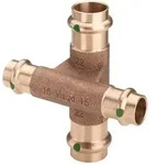 Viega - Kreuzst&uuml;ck Mit Sc Profipress Therm 2244 In 22x15mm Rotguss