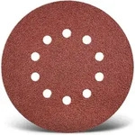 Red Klett-schleifscheiben, 225 Mm, 10-loch, F. Trockenbauschleifer, Normalkorund (25