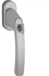 Hoppe - Fenstergriff Li&egrave;ge - Secu100 - Druckknopf-schlie&szlig;zylinder, 7x40,