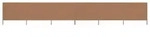 6-teiliges Windschutzgewebe 800 X 120 Cm Taupe - Vidaxl