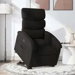 Relaxsessel Mit Aufstehhilfe Elektrisch Schwarz Stoff - Vidaxl