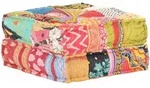 Vidaxl Pouf 60x70x36 Cm Patchwork Stoff