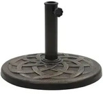 Sonnenschirmfu&szlig; Rund 11 Kg Bronze Polyharz Vidaxl