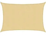 Vidaxl Sun Shade Sail Sand 5x4 M 100% Polyester Oxford