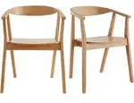 Skandinavische St&uuml;hle Aus Holz (2er-set) Bahia