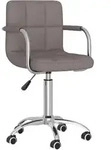 Les Tendances - Esszimmerstuhl Drehbar Taupe Stoff Vidaxl
