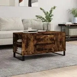 Couchtisch R&auml;uchereiche 102x44,5x50 Cm Holzwerkstoff Vidaxl