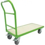 Plattformwagen 500 Kg Traglast Ca. 96 X 49 Cm Ladefl&auml;che Mit 2 Lenkrollen Inkl.