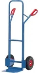 Fetra Stahlrohrkarre H&ouml;he 1300 Mm, Schaufel 250x320mm Polyurethanbereifung