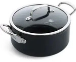 Greenpan Barcelona Pro Kasserolle 24cm Schwarz