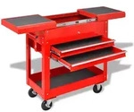 Werkzeugwagen Rot 70,5 X 37 X 71 Cm Stahl Vidaxl