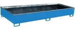 Bauer Regalwanne Mit Pe-einsatz Rw 3300-3 Pe, Lackiert, Lichtblau