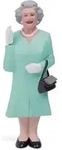 Dekorative Figur Kikkerland K&ouml;nigin Elizabeth Ii Blau 17 Cm