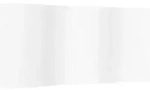 Paravent Wei&szlig; 165x400 Cm Bambus Vidaxl