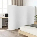 Paravent Wei&szlig; 165x800 Cm Bambus Vidaxl