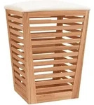 Badhocker 40,5x40,5x56 Cm Massivholz Nussbaum Vidaxl